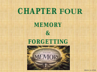 Unit - 4 - Memory & Forgetting. N.pdf